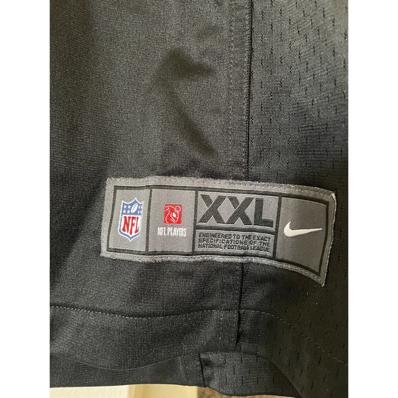 NIKE Las Vegas Raiders Derek Carr Black NFL Jersey Men’s XXL - Picture 5 of 7